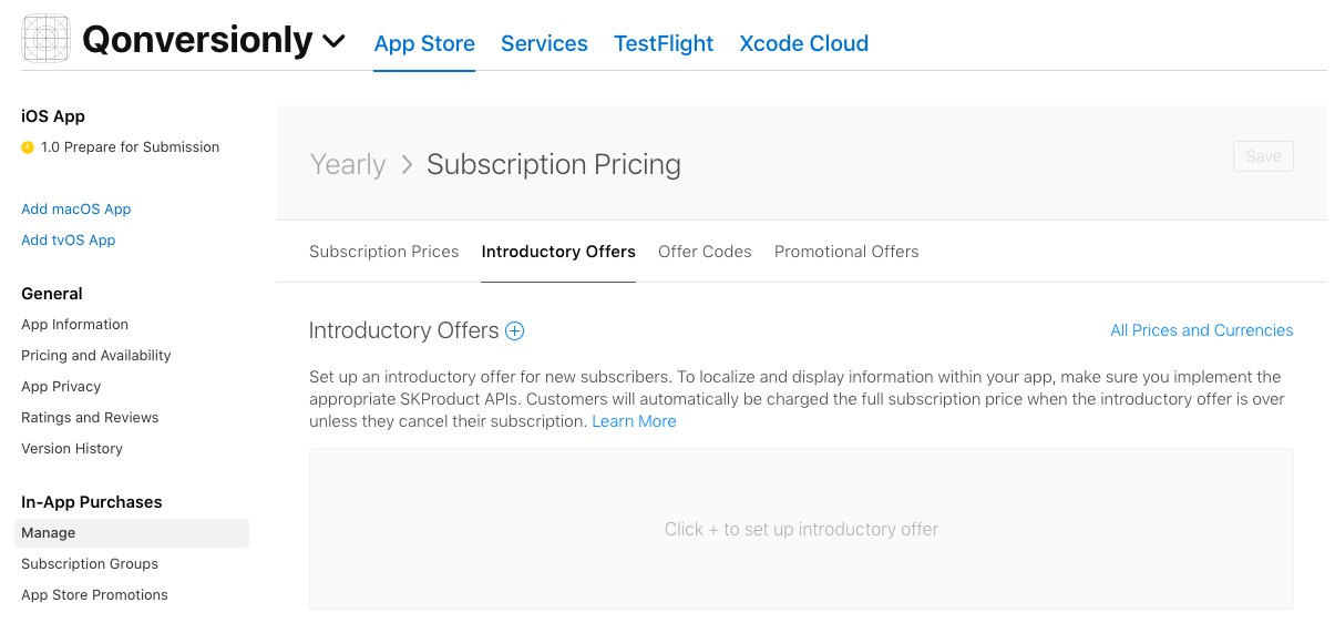 Implementing In-App Subscriptions in App Store Connect