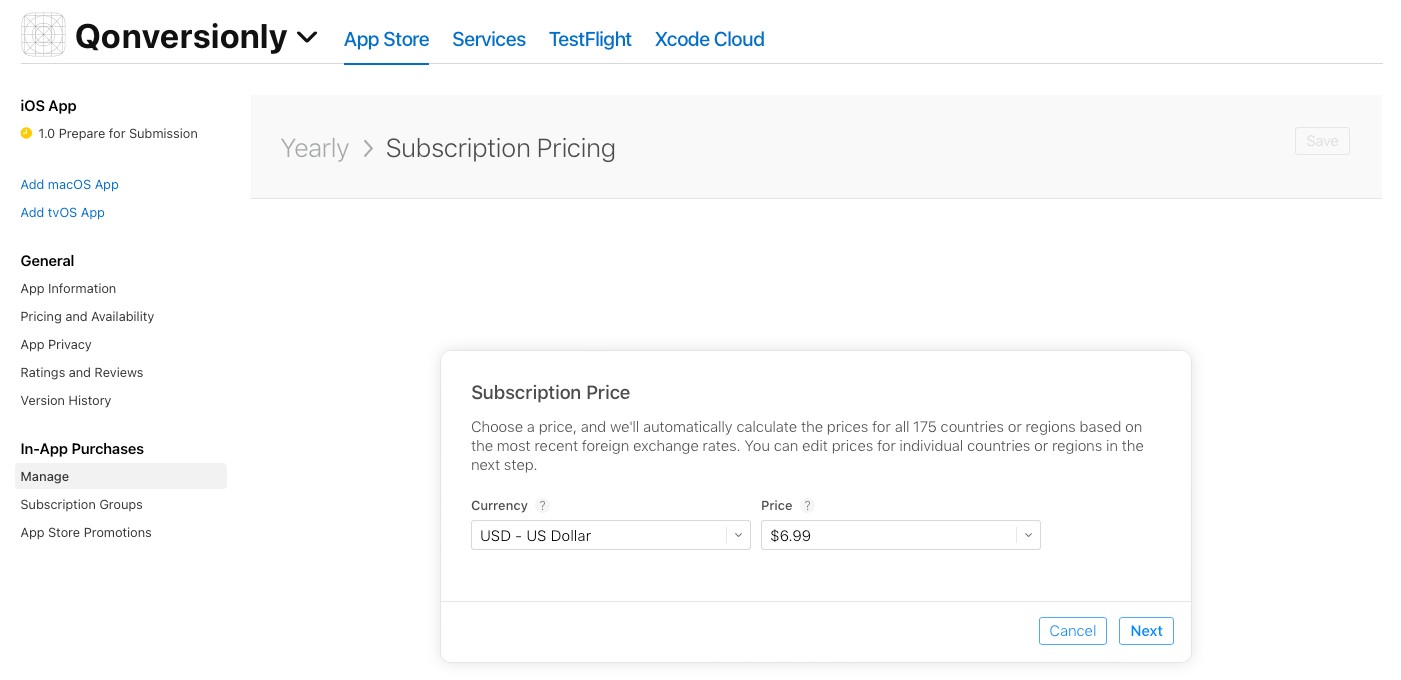 Implementing In-App Subscriptions in App Store Connect