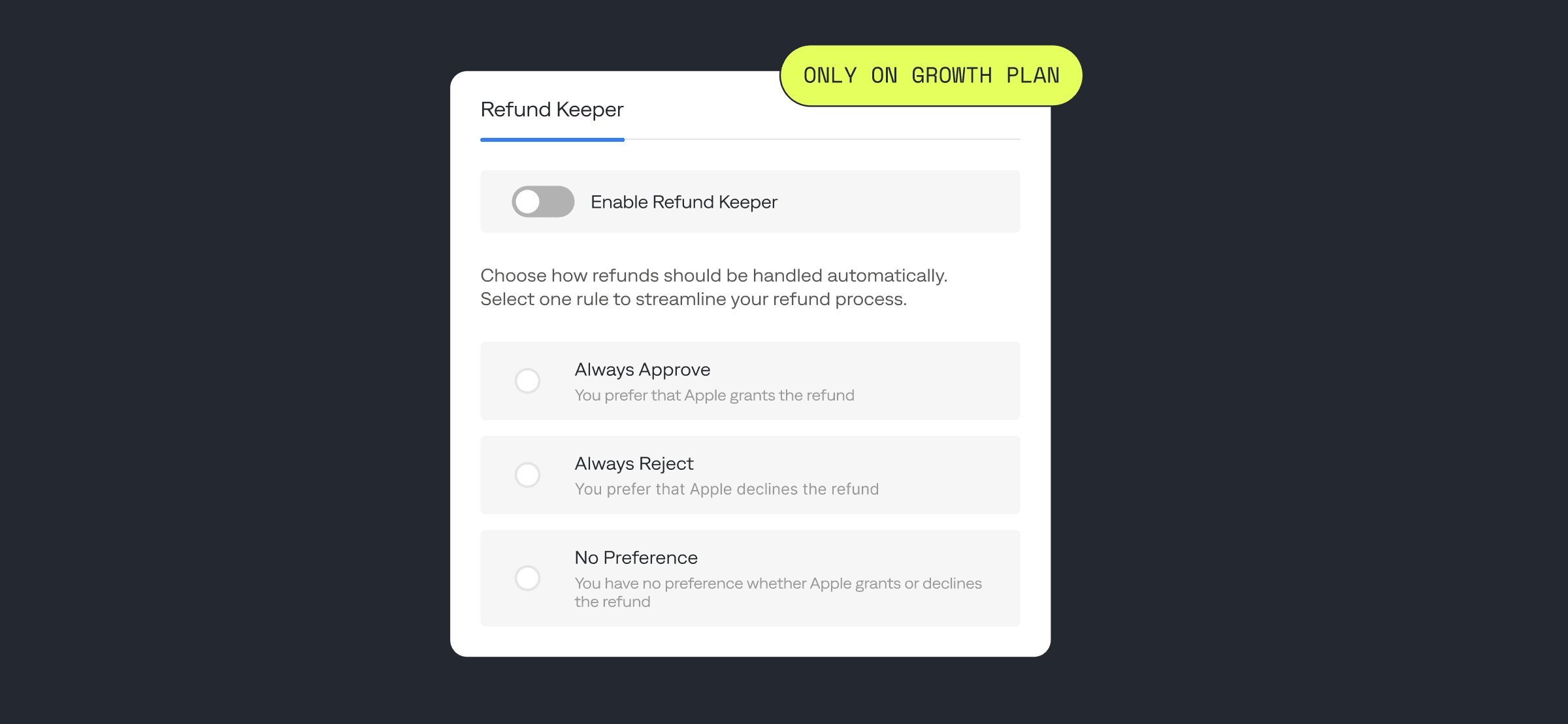 Refund Keeper Qonversion