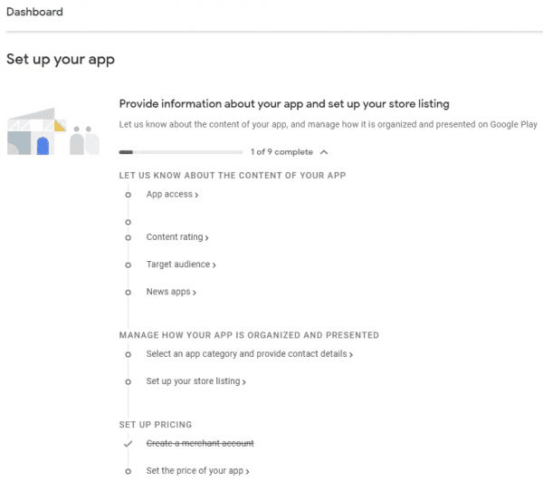 Set Up Your New Google Play App