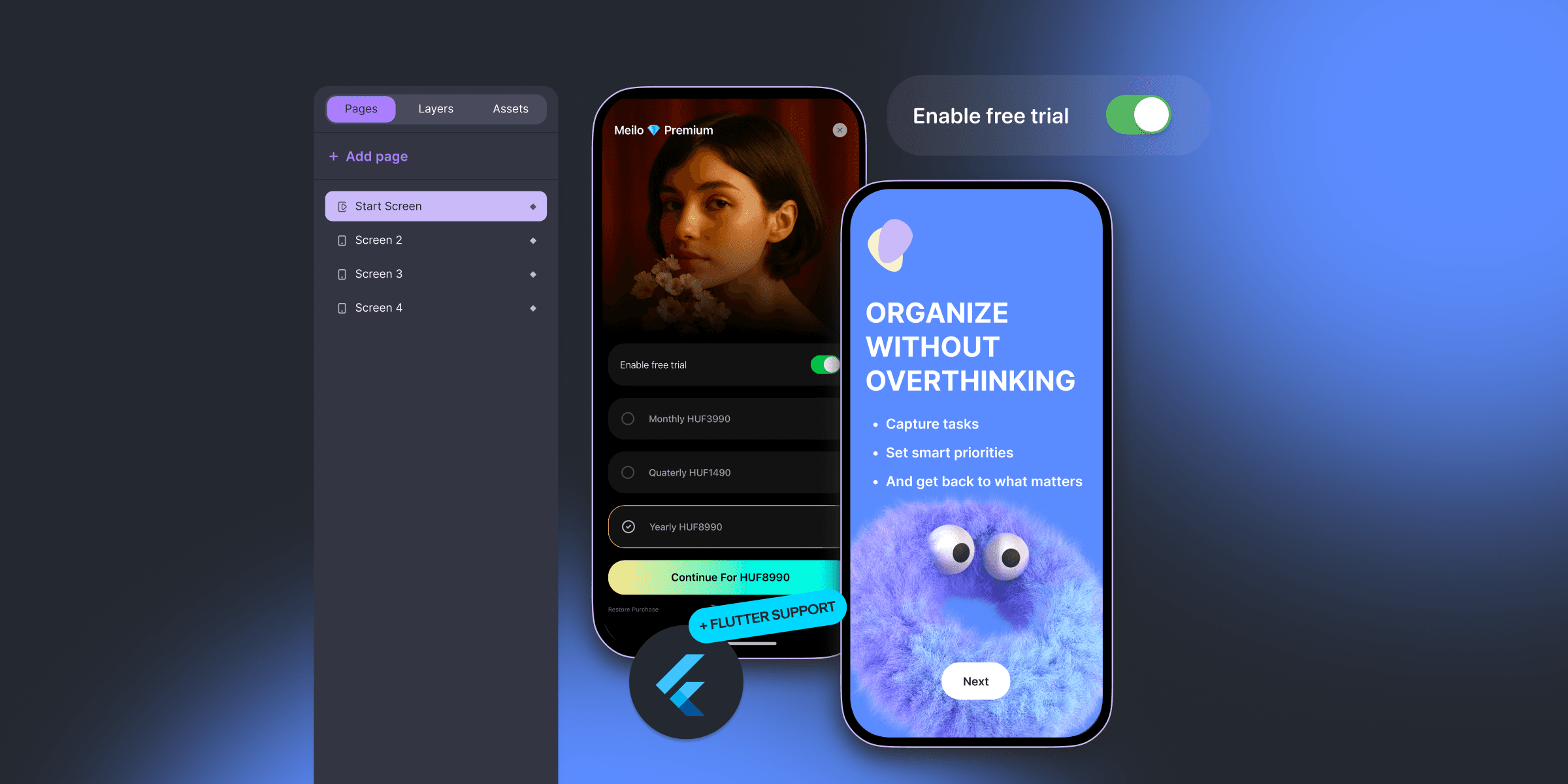 July Updates: Onboarding Builder is Here + Toggles, Carousel, Flutter, and More