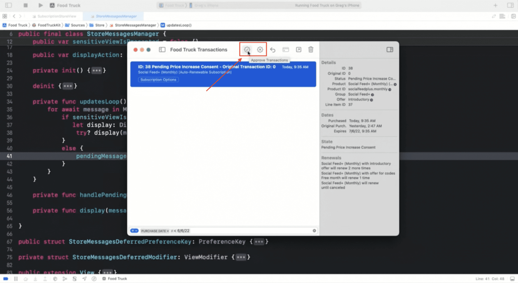What’s new in StoreKit testing | WWDC22 updates