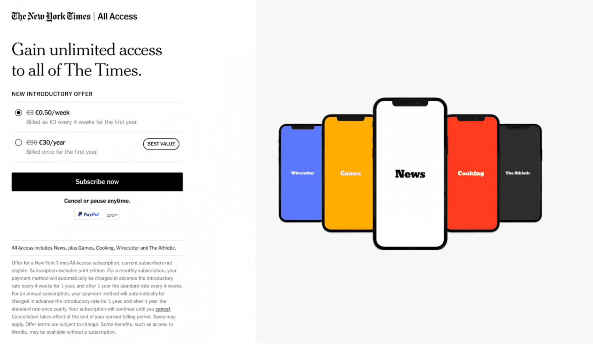 the New York Times  browser paywall