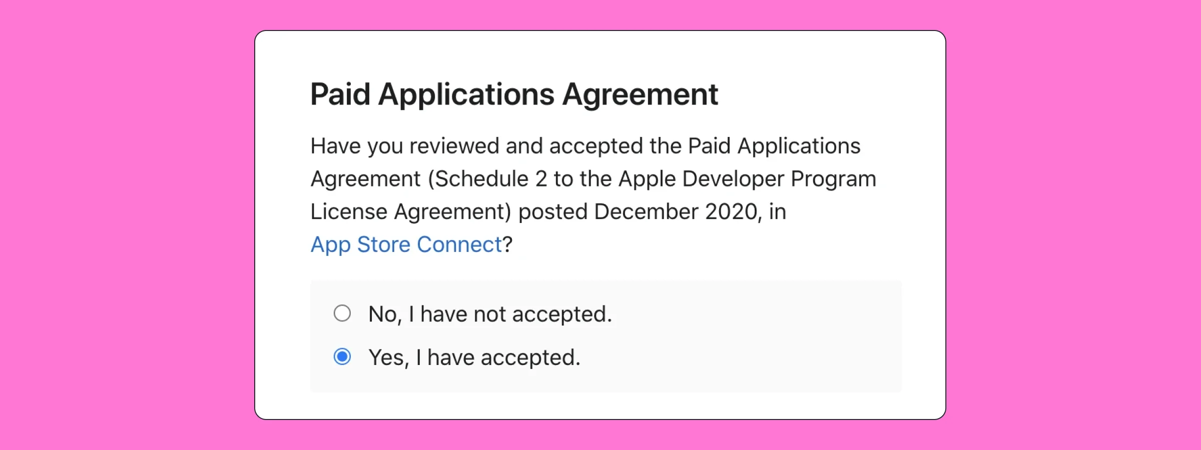 paid applications agreement