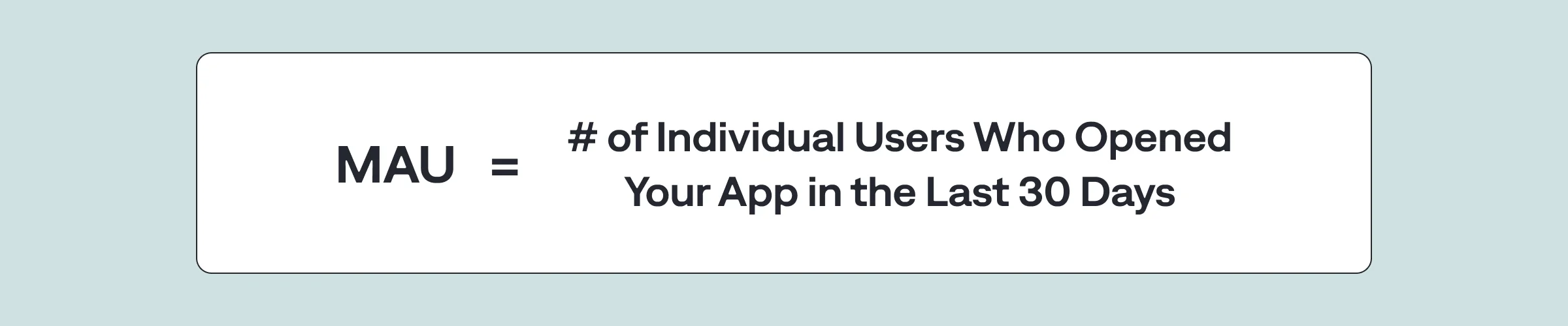calculate monthly active users 