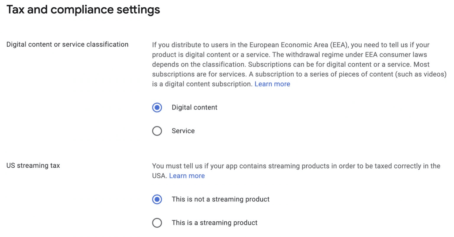 Creating In-App Products in Google Play Console