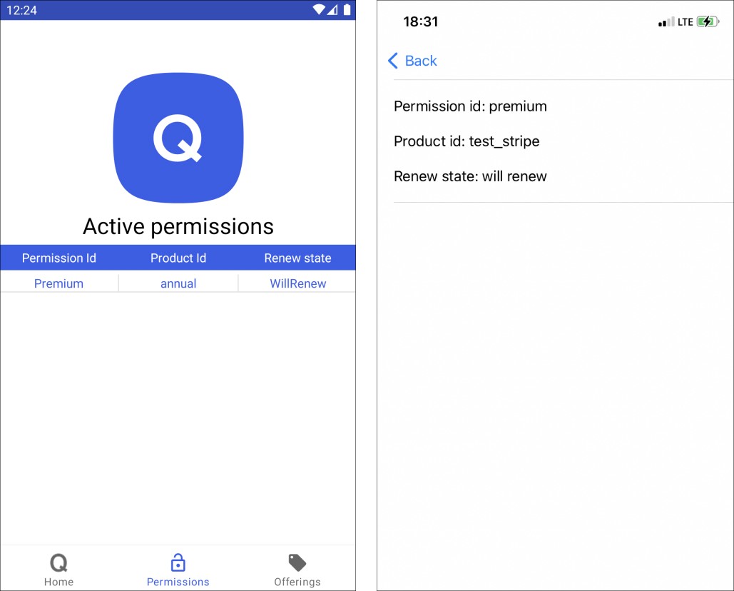 subscription app permissions