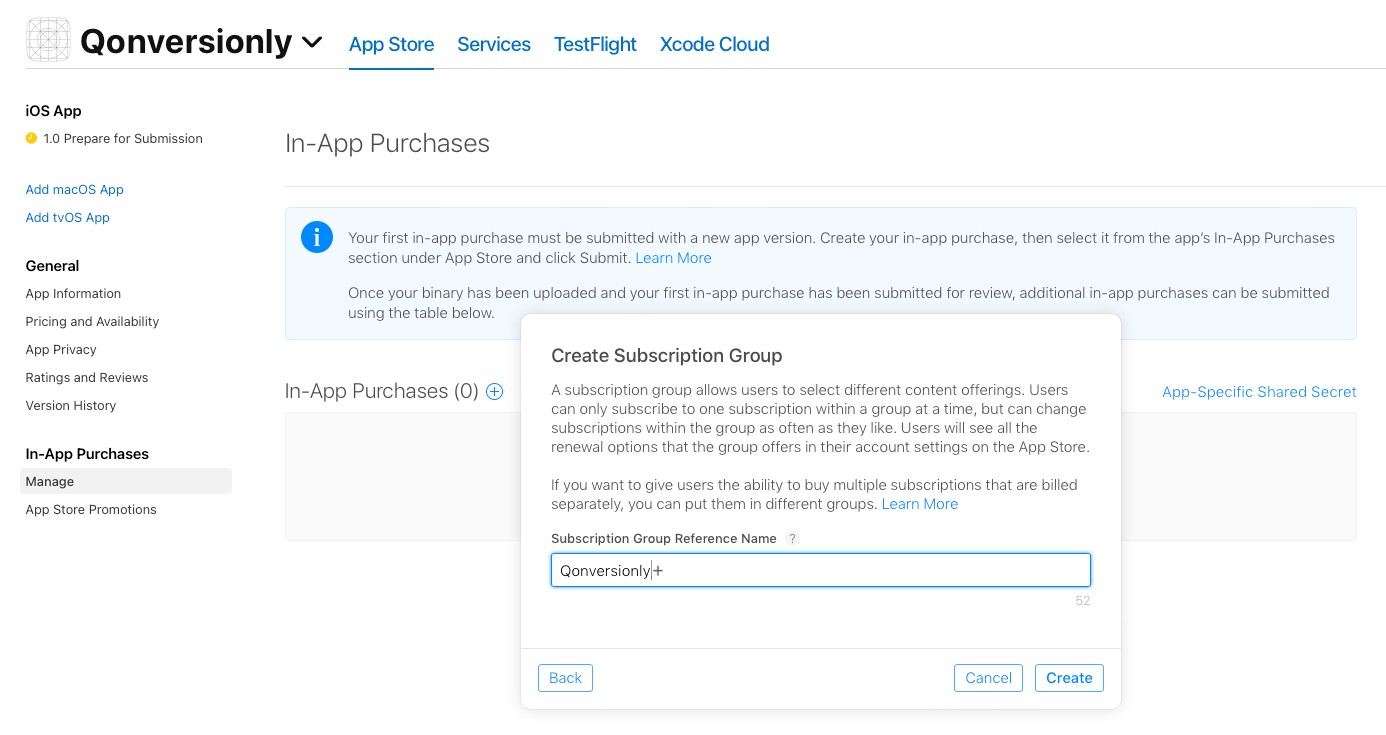 Implementing In-App Subscriptions in App Store Connect
