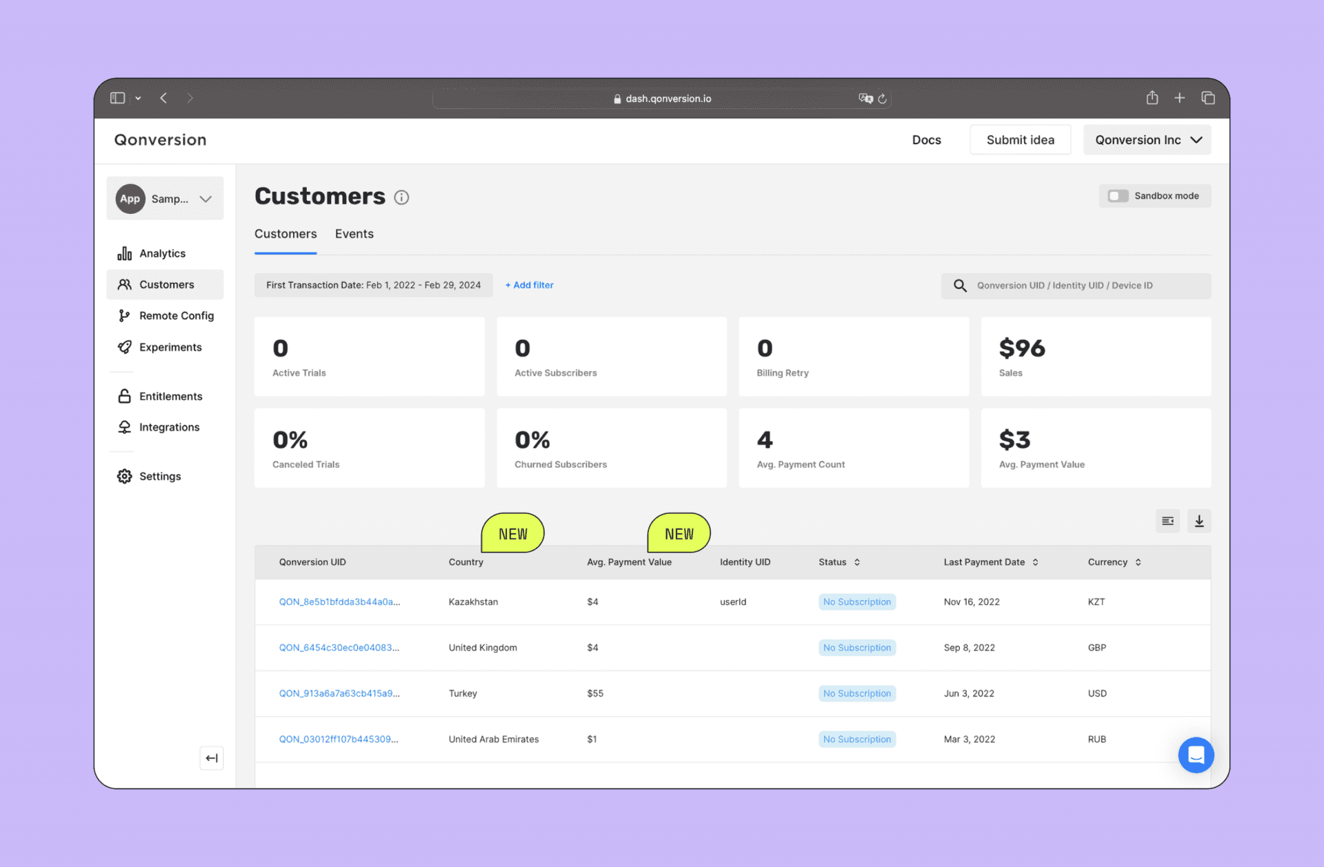 February Updates: Improved Customers Section, New Integrations, and more