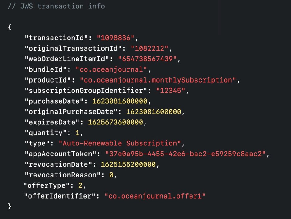 Apple’s 2021 updates to managing in-app purchases from the server
