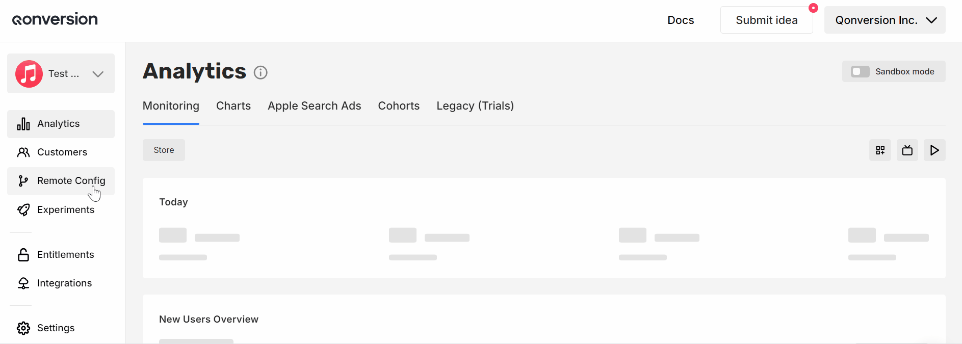 create remote config
