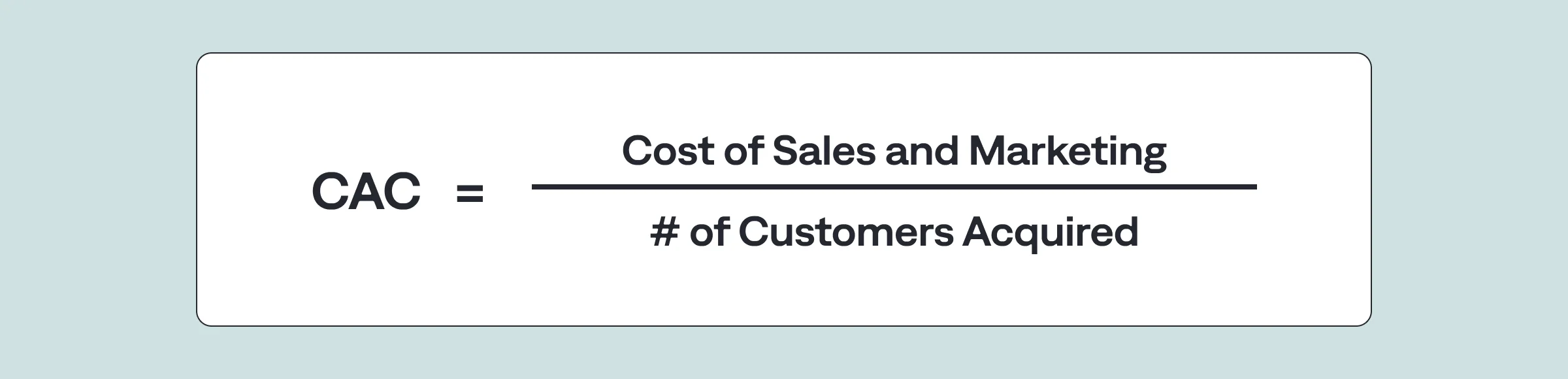 calculate customer acquisition cost 