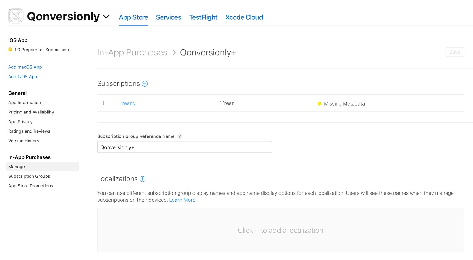 Implementing In-App Subscriptions in App Store Connect