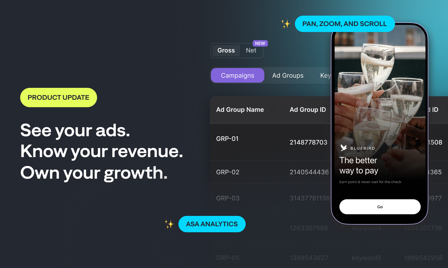 February shipped: Apple Ads analytics, multi-account, SDK expansion