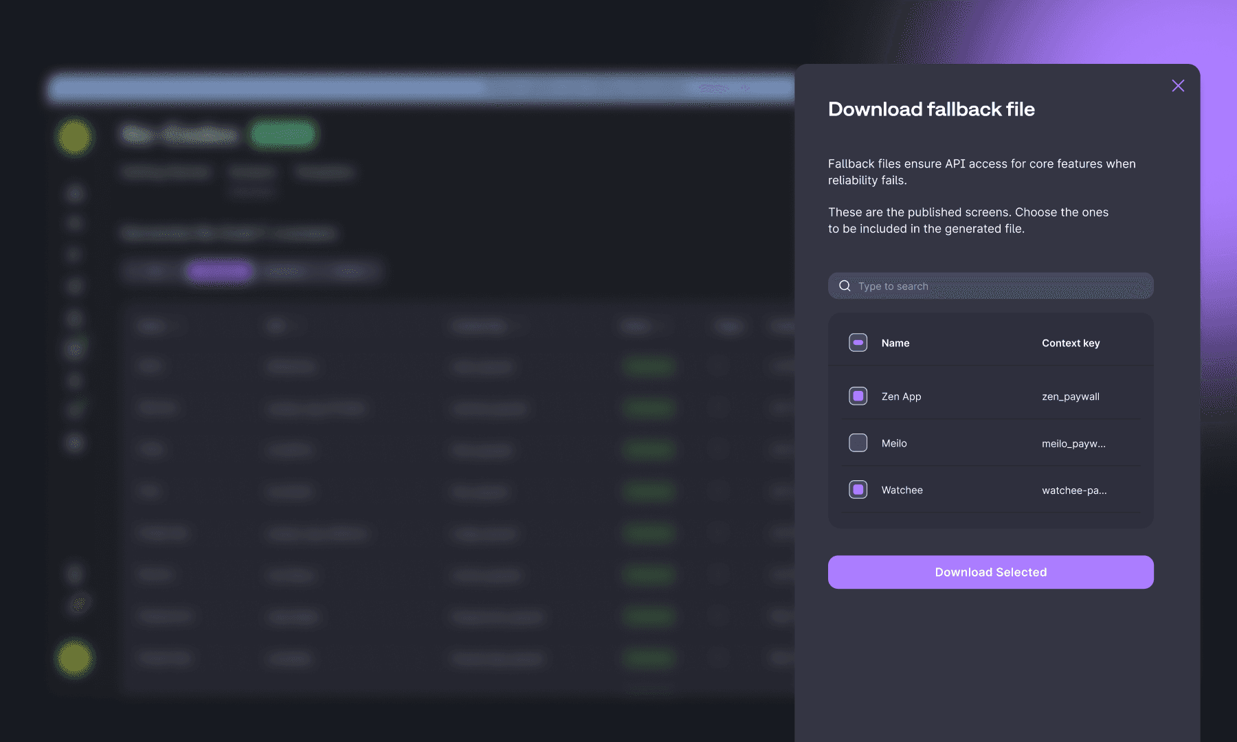 Fallback Files No-Code Builde