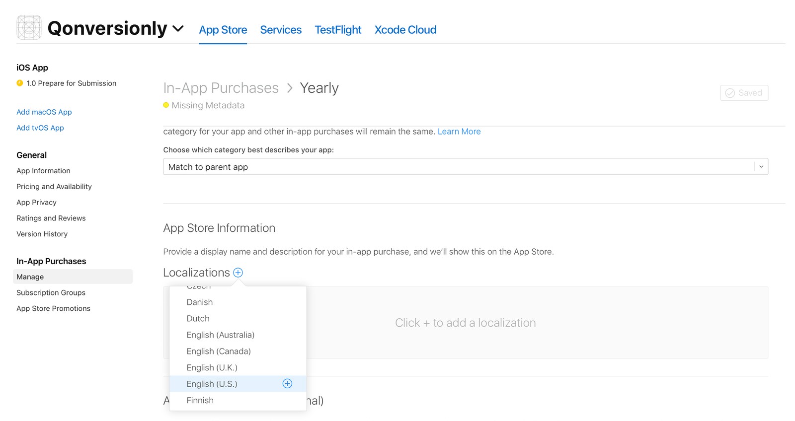 Implementing In-App Subscriptions in App Store Connect
