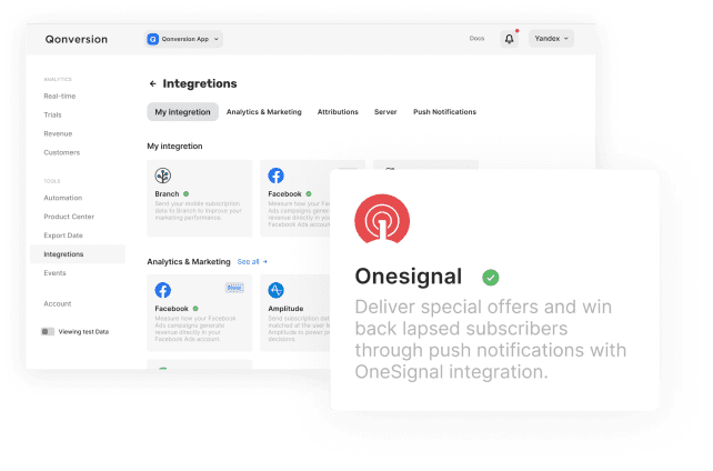 Send push-notifications to know why your customers churn