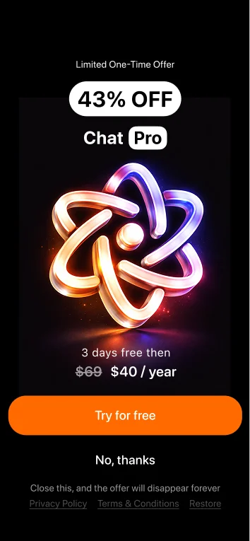 Chat Pro - No-Code Builder example