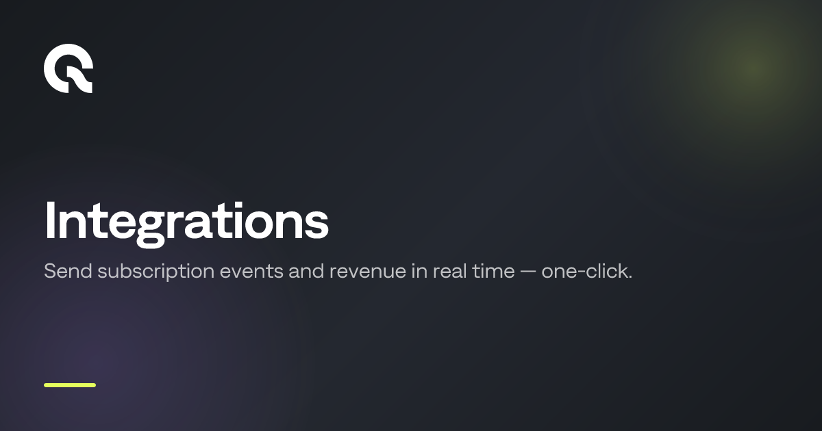 Integrations for Subscription Data | Qonversion